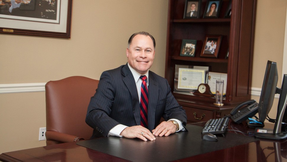 Blair Rush in his office