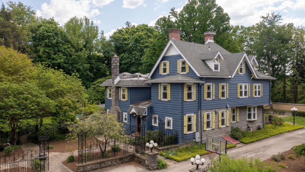 The Victorian Blakely cottage at 401 Blakely Road in Haverford.