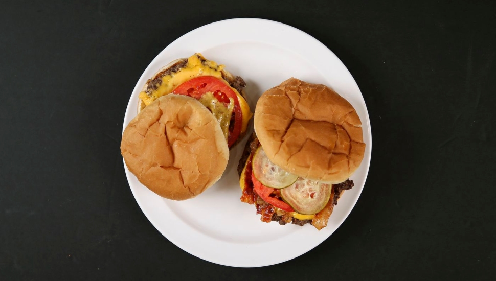 An order of Charlie's Hamburgers in Folsom.