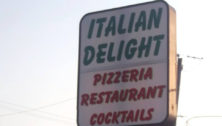 The sign off MacDade Blvd. in Ridley for Italian Delight restaurant.