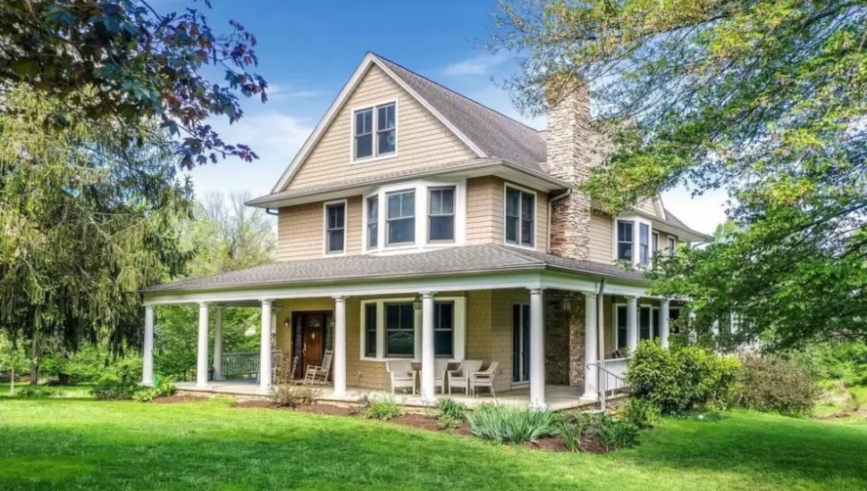 Exterior of a Craftsman home at 435 Webb Road in Chadds Ford.