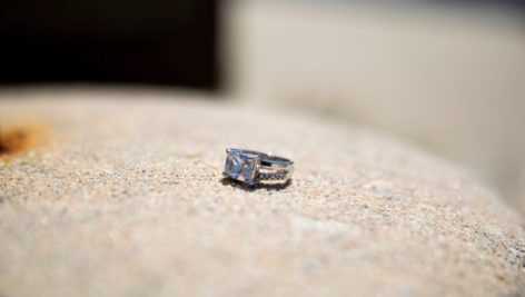 The lost engagement ring found by Inquirer columnist maria Panaritis.
