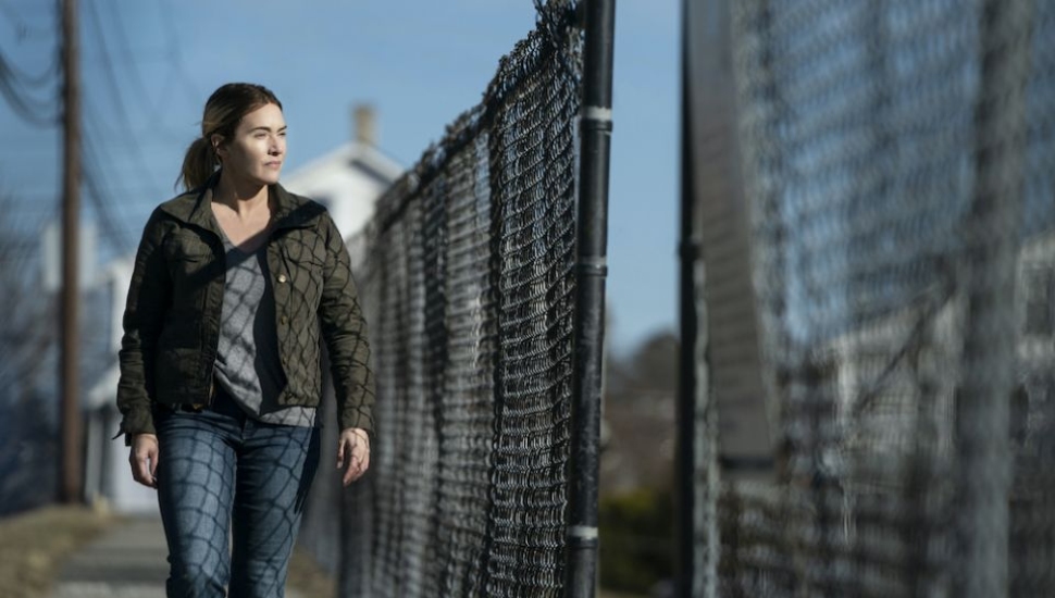 Kate Winslet detective Mare Sheehan in episode 7 of Mare of Easttown.