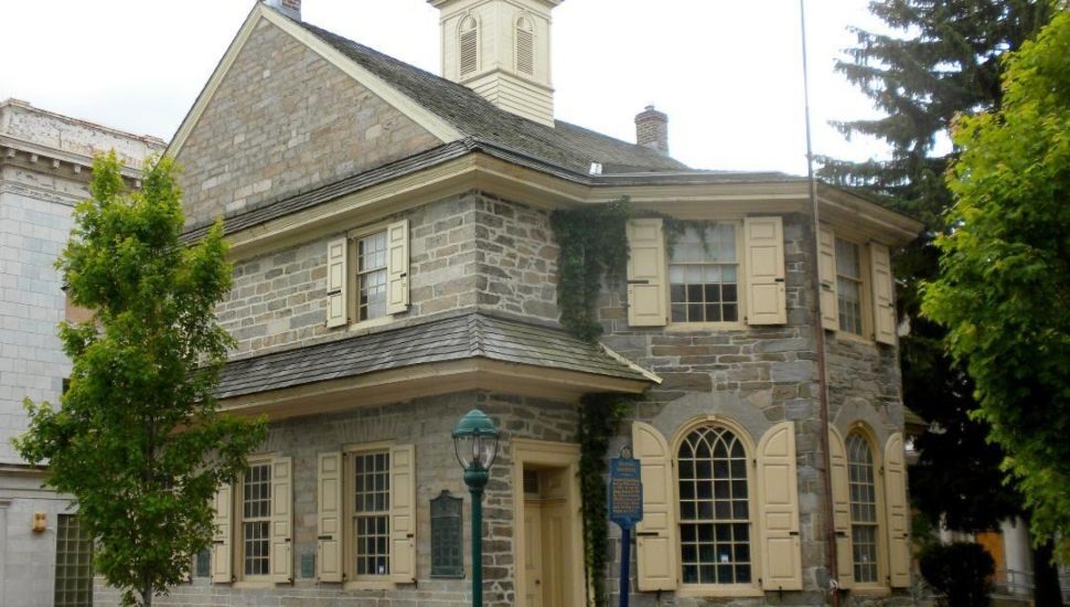 The 1724 Courthouse in Chester, the oldest continuously running courthouse in the U.S.