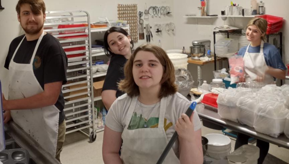 Working behind the scenes at the West Branch Baking Co.