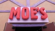 The Moe's sign at Simpson's Land, Universal Studios.