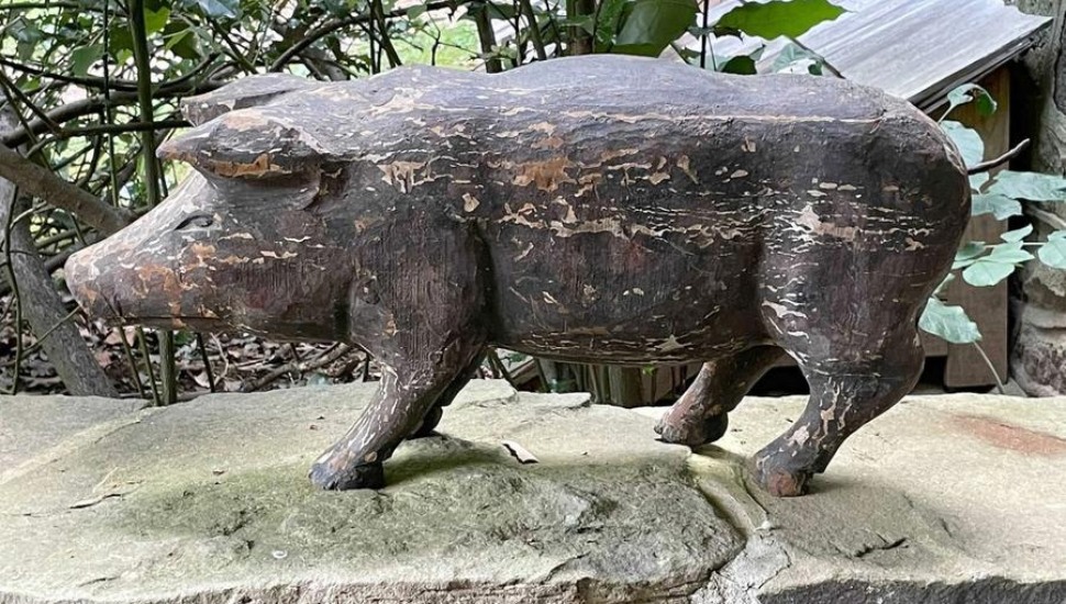 A piece from Dr. Shaffer's folk art collection