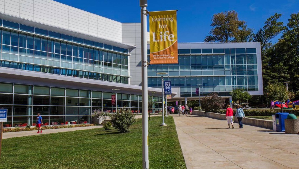 The campus of Delaware County Community College.