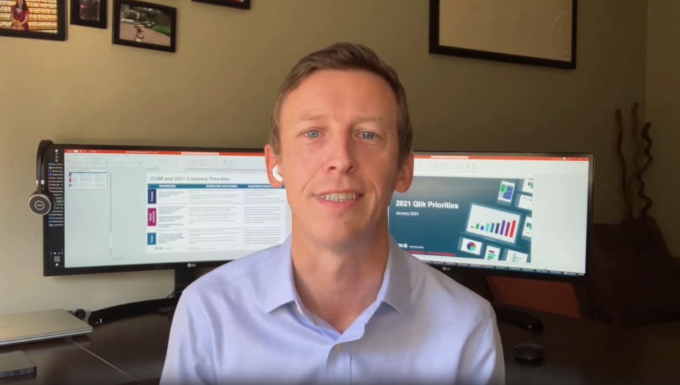 Gavin O'Leary, the new Vice President for Strategic Growth & Transformation at Qlik.