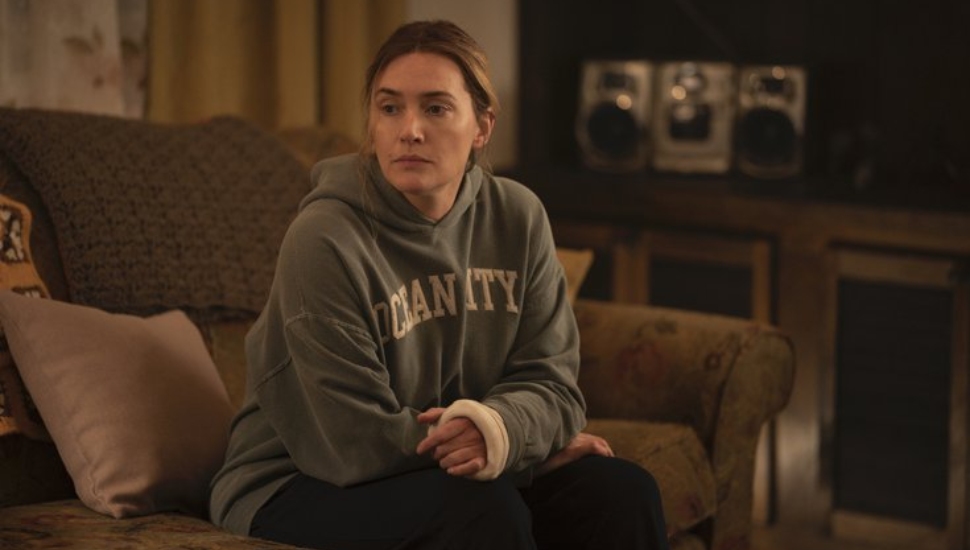 Kate Winslet as Mare Sheehan in Brad Ingelsby's "Mare of Easttown"..