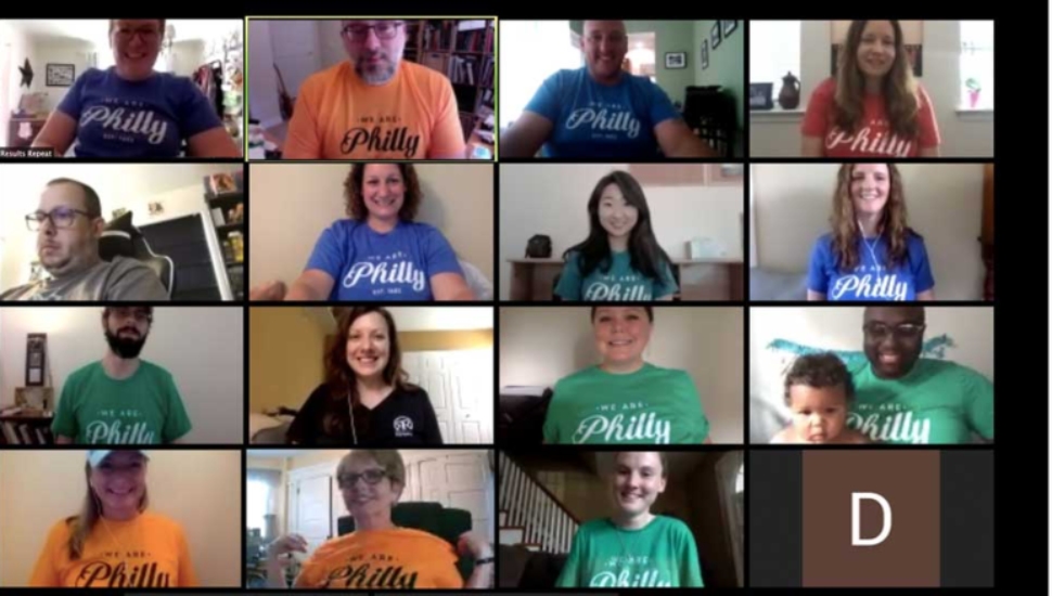 A Zoom meeting with the staff from Results Repeat, one of six Delaware County companies recognized among the Soaring 76.