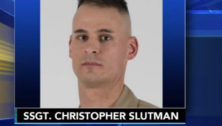 US. Marine Staff Sgt. Christopher Slutman