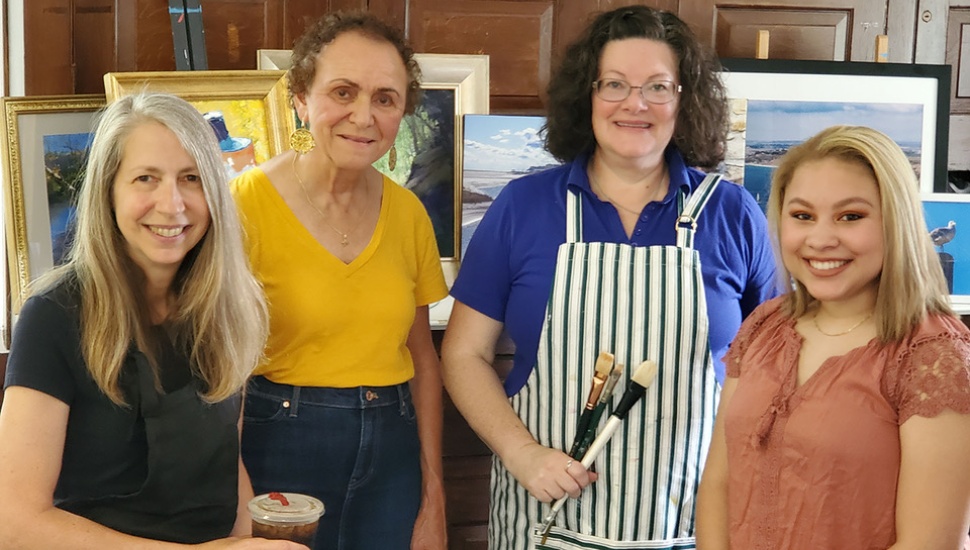 Arts Montco studio ladies
