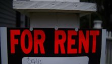 A For Rent sign. Two Delaware County ZIP codes are among the fastest growing rents in Pennsylvania.