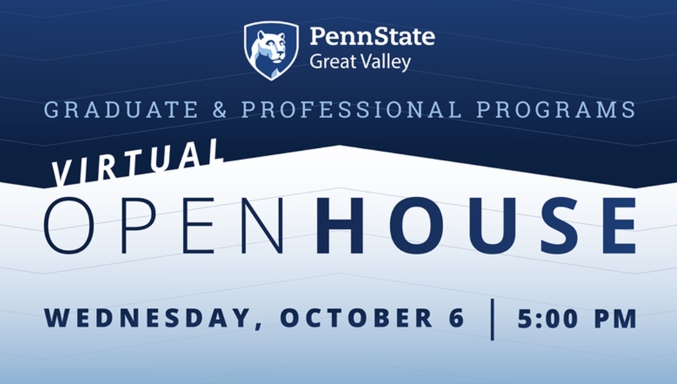 Penn State Great Valley to Host Virtual Open House on Wednesday