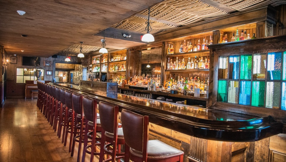 The 15-seat bar at the Shebeen Irish Pub at Media's former Towne House.