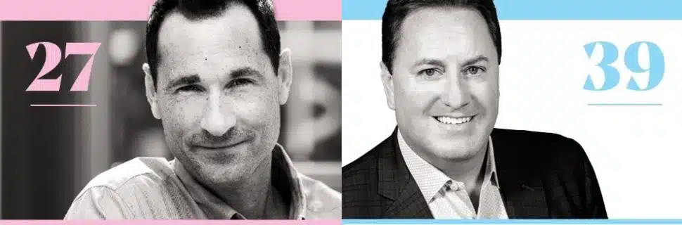 Brad Ingelsby (left( and Chris Gheysens.