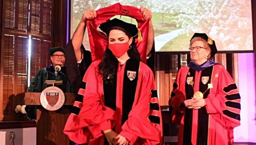 Chestnut Hill College welcomed new Doctors In Clinical Psychology to Celebrate Official in Hooding Ceremony.