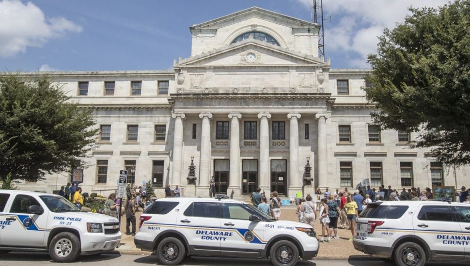 The Delaware County Courthouse in Media