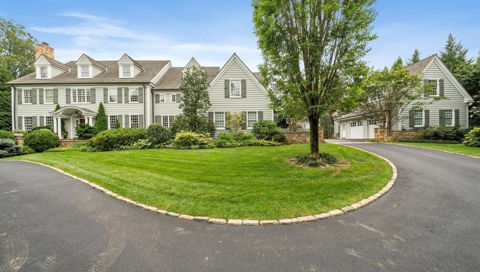 The front of the property at 25 Orchard Lane in Villanova.