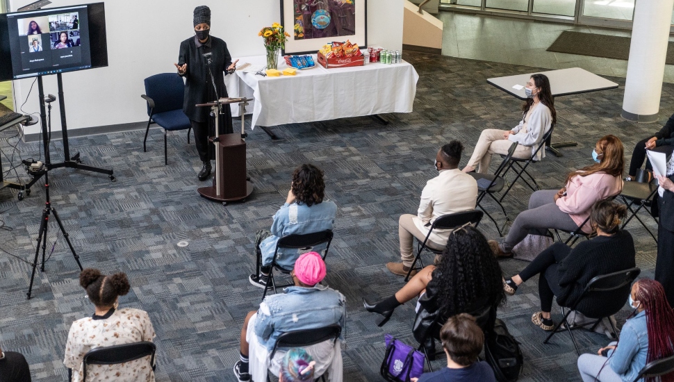 presentation to college students