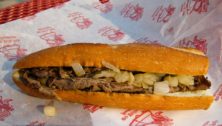 A Philly cheesesteak from Tony Lukes