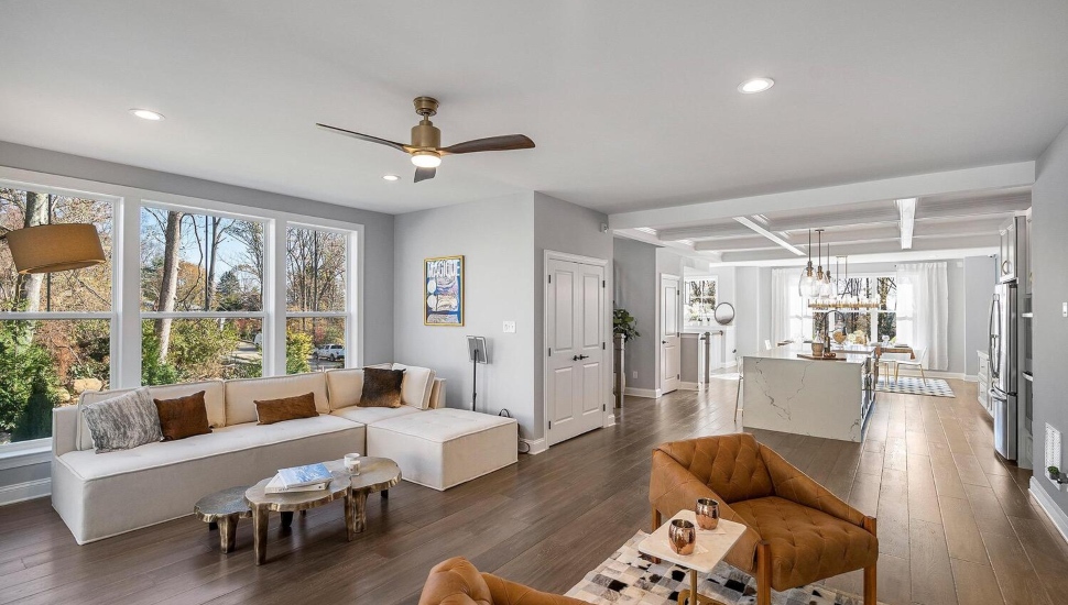 The living room at 3059 Maria's Way in Garnet Valley.