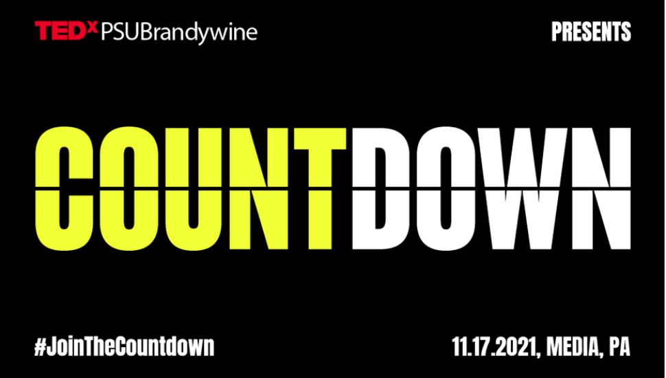 An advertisement for the Nov. 17 TEDxPSUBrandywine climate solution presentation.