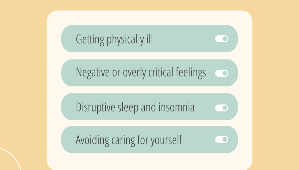 A list of burnout symptoms