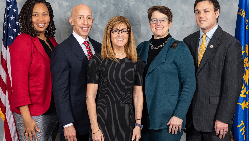 The current members of Delaware County Council, all Democrats