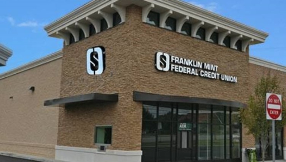 The Franklin Mint Federal Credit Union building.