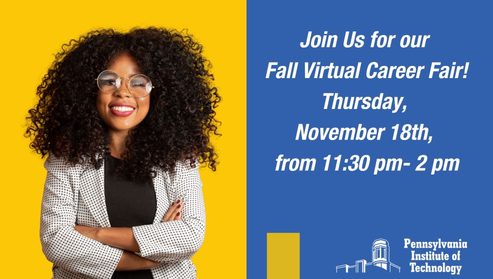 Pennsylvania Institute of Technology Hosts Virtual Career Fair, Thursday, Nov. 18