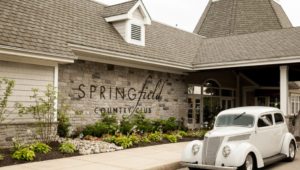 The entrance to the Springfield Country Club.