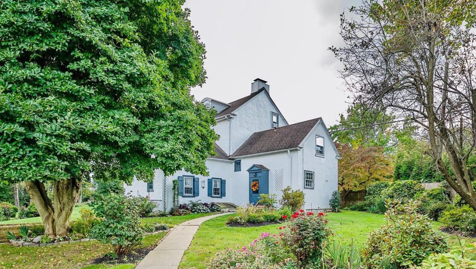 An historic Colonial home in Newtown Square.