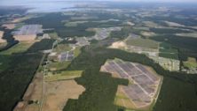 Community Energy Solar's large solar facility on Virginia's Eastern Shore.