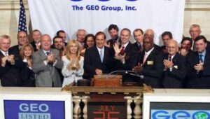 The GEO Group at the New York Stock Exchange in 2006.
