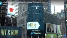 NRx rings the bell at Nasdaq