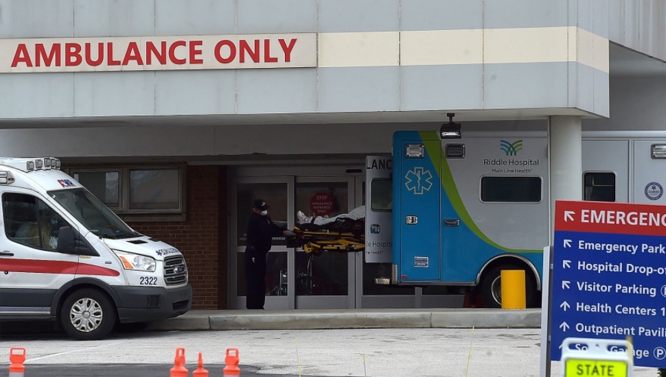 The emergency room at Riddle Hospital in Media.