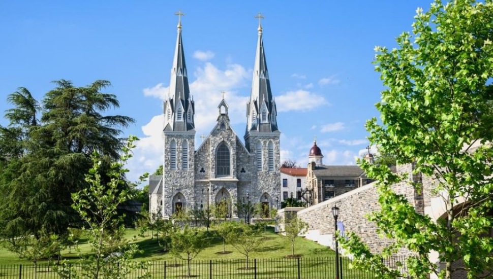 The campus of Villanova University.