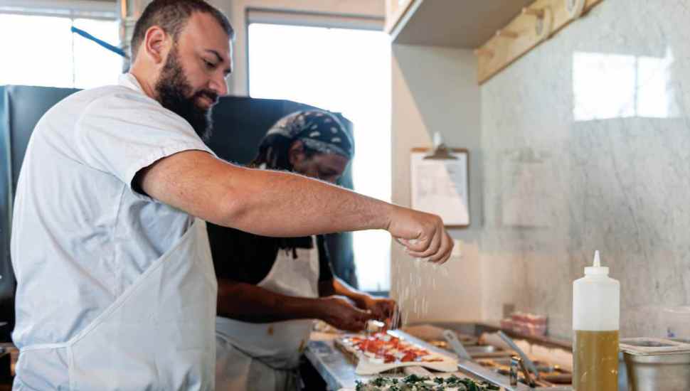 chef at cookstove