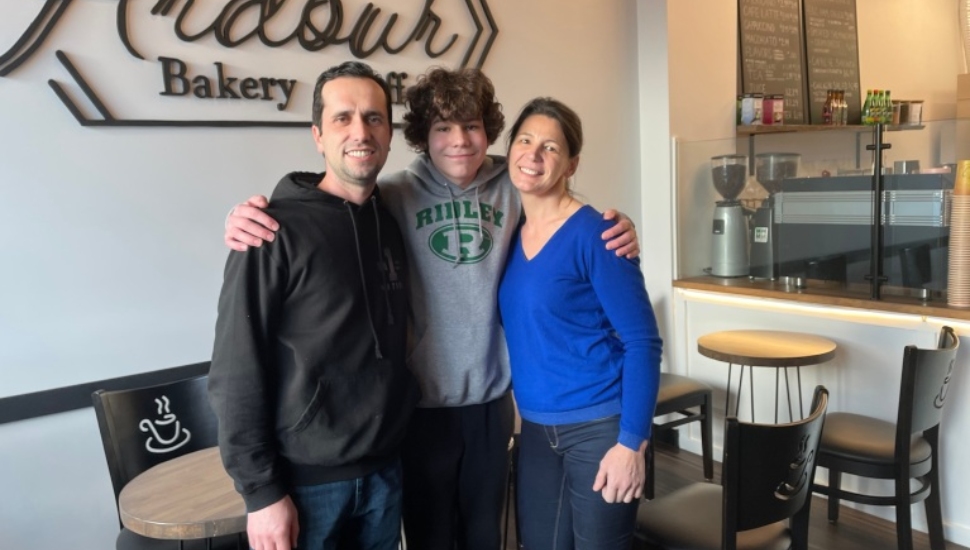 Illya, Michael and Raisa Zayarchenko.