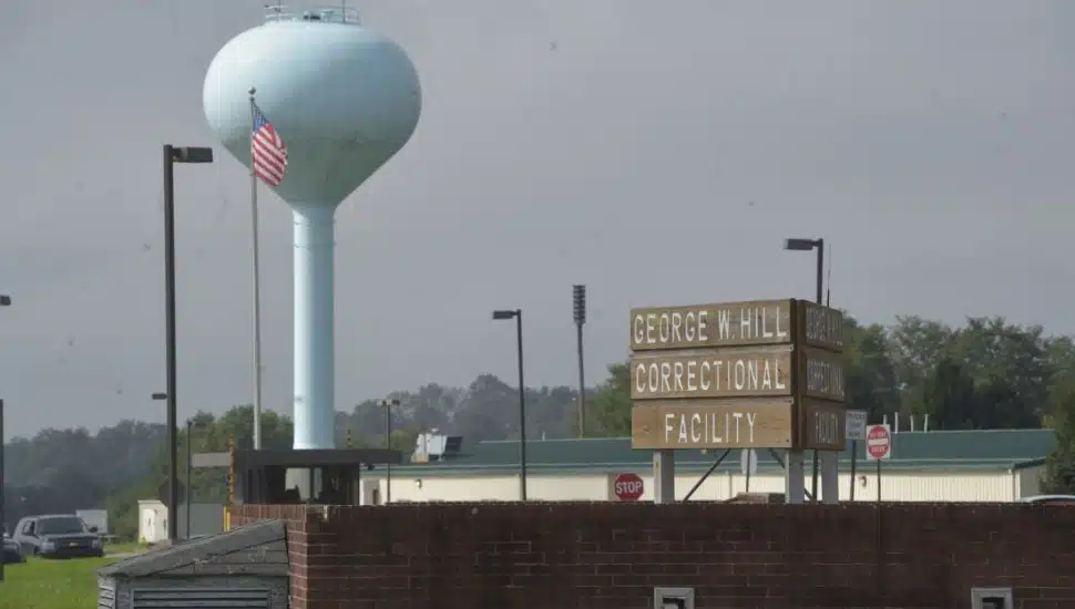 The county prison, the George W. Hill Correctional Facility.