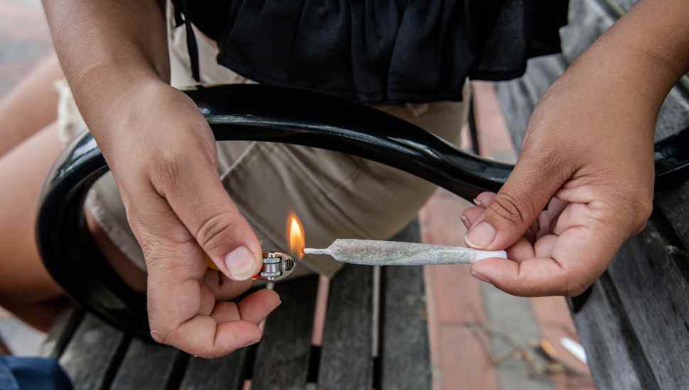 marijuana cigarette