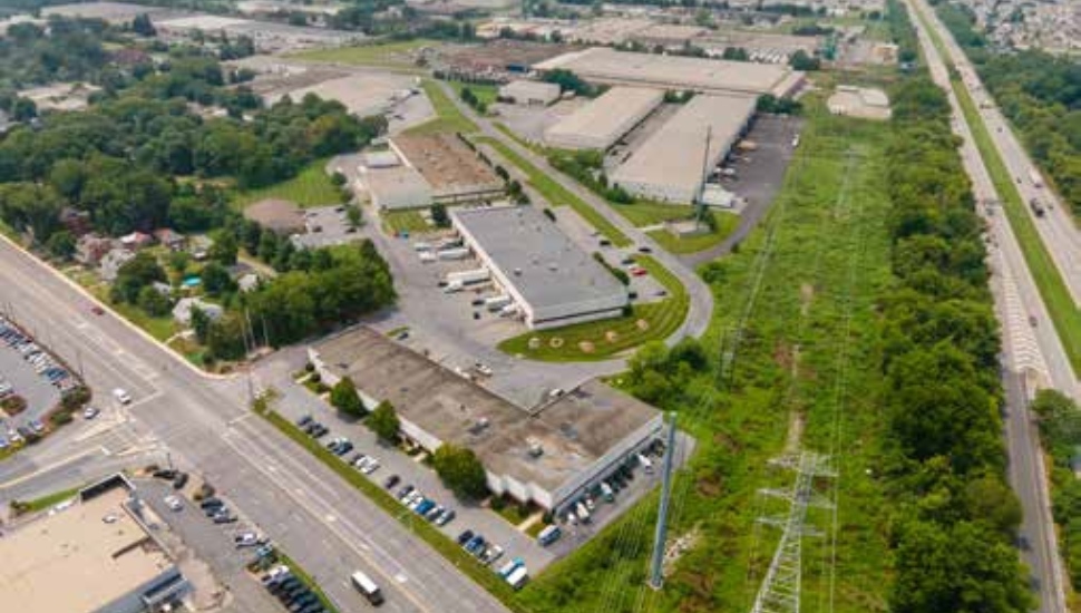 An aerial view of the Berks Corporate Center in Muhlenberg Township.