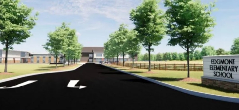 Design plan for the new Edgmont Elementary School.
