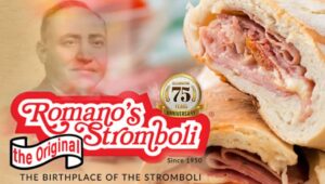 A promotion for Romano's Stromboli in Essington.