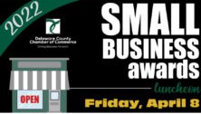 an art card promoting the 2022 Delaware County Small Business Awards