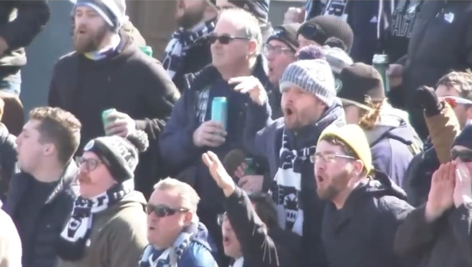 Enthusiastic Union fans at Subaru Park.