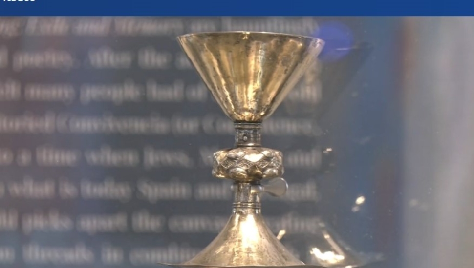 Irish Golden Chalice From 1480 on Display, Used in Mass at Villanova University