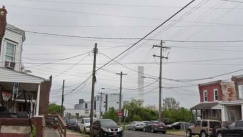 The Covanta incinerator, a waste-to-energy facility in Chester.